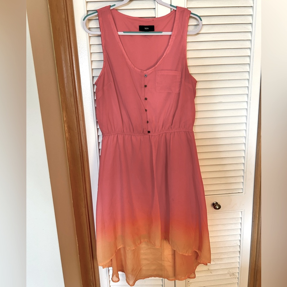 Massimo High-Low Ombré Dress